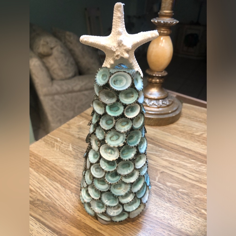 Limpet shell Christmas tree